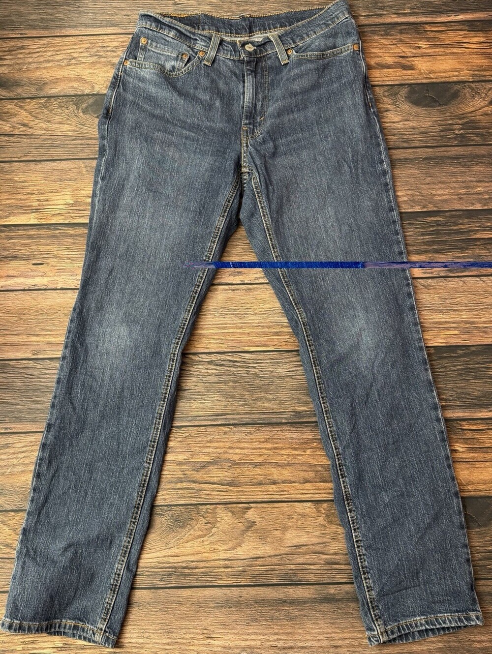 Levi’s 541 Athletic Taper Jeans Mens 31x32 Blue Denim Stretch WaterLess